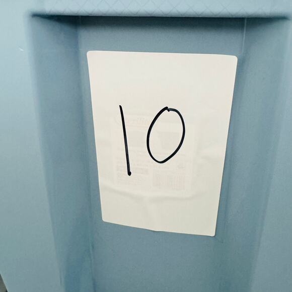 Wilo Bright Blue High Waisted Ribbed Leggings Activewear Gym Pant Women's M - Picture 11 of 11